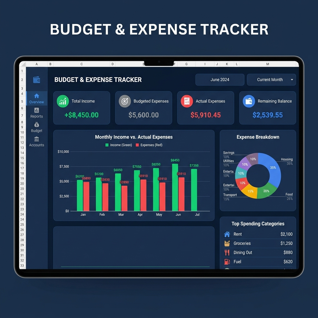 Quản Lý Ngân Sách Phòng Ban Google Sheet Kiểm Soát Dòng Tiền, Báo Cáo Tự Động - Nhật ký chi tiêu thực tế