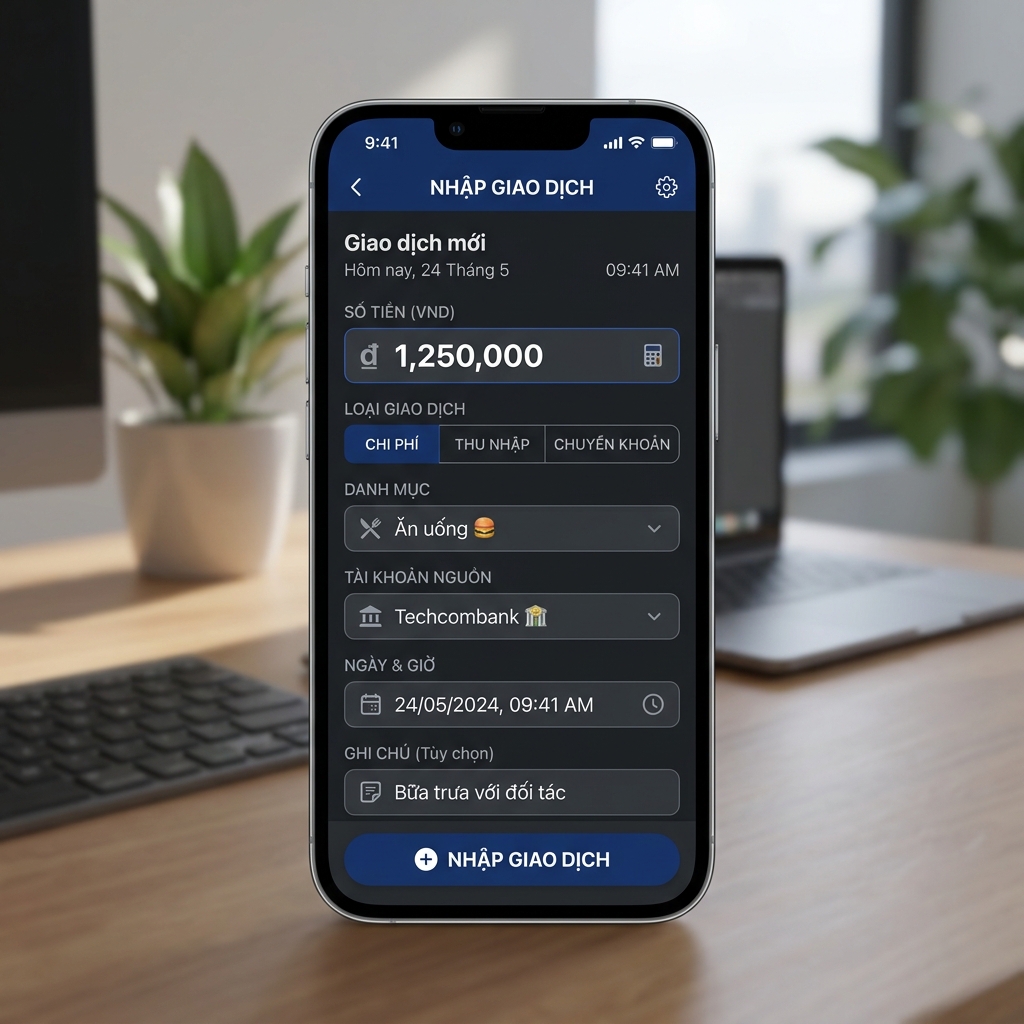 Tạo Dashboard Trên Google Sheet - Giao diện Dashboard quản trị tài chính